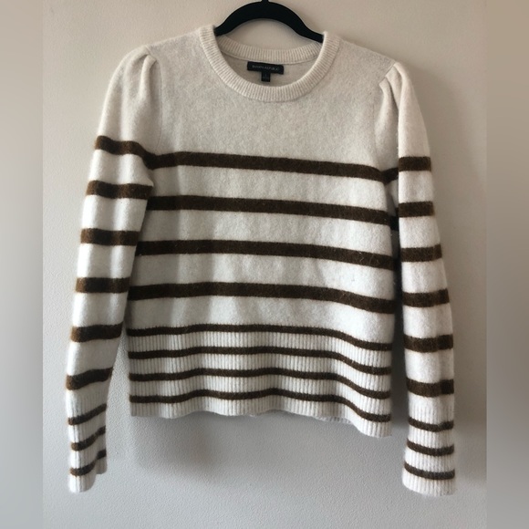 Banana Republic Sweaters - Banana Republic Striped Alpaca/Wool Blend Sweater